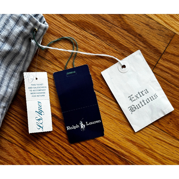 Vintage Ralph Lauren Double Prong Cinch-back buckle Vest | c. 1980s NWT - Picture 10 of 16